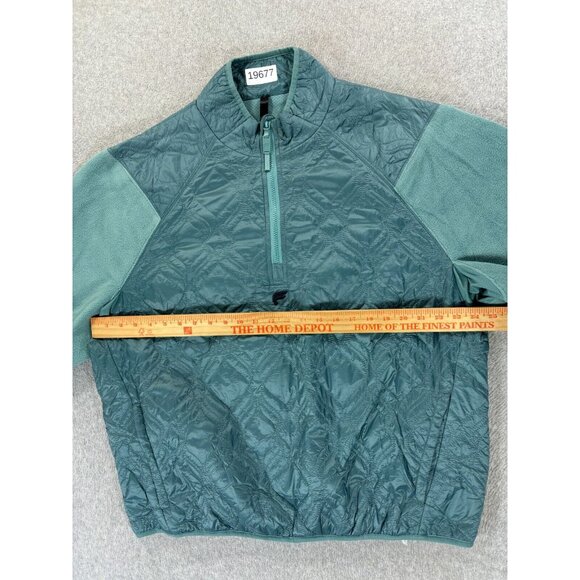 Fabletics Half Zip Nylon Athletic Pullover Jacket (Men's‎ 2XL) Teal - Picture 7 of 12